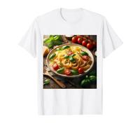 Vraiment Les pâtes Pappardelle T-Shirt Graphique avec Valeur, Homme, Blanc, M