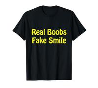 Vrais Seins. Faux Sourire T-Shirt