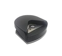 Vrandu Perforatrice d'angle R4 Mini coupe-papier 4 mm pour loisirs créatifs, fabrication de cartes, scrapbooking (noir)