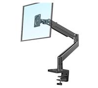 Vras Ecran PC, Bras de Ressort à gaz 22-40 Pouces Support de Moniteur de Bureau à écran d'arc incurvé 360 Rotation 3-15kgs Bras de Montage de Moniteur avec Port USB 3.0, Installation Rapide(Zwart)