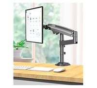 Vras Ecran PC, Ressort à gaz 22-35 "LCD Moniteur LED Bras de Support Plein Mouvement Bureau Ergonomique Moniteur TV Support de Montage Charge 2-12 Kgs, Installation Rapide