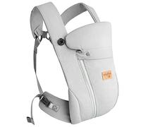vrbabies Porte-bébé de nouveau-né, écharpe en soie glacée avec ceinture réglable et maille respirante 3D, transport face à l'intérieur et à l'extérieur sur le devant et l'arrière pour nouveau-nés et