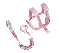 VReder Harnais de marche pour bébé 2 en 1 - Laisse de sécurité anti-perte pour garçons et filles (lapin rose, 2 mètres)