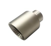 VREFOEAX D'échappement Arrière Embout d'échappement en Acier Inoxydable 304 entrée 76 mm Longueur 165 mm Sortie 101 mm pour Land pour Rover