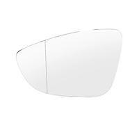 VREFOEAX Glace Rétroviseur pour VW pour Passat B7 2010-2015 pour CC pour EOS pour Jetta MK6 pour Scirocco 2008-2018 Rétroviseur Latéral en Verre Convexe Chauffé Miroir Rétroviseur Rechange(La Gauche)