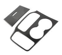 VREFOEAX Lot De 2 Autocollants Changement Vitesse Tableau De Bord Automatique pour Jeep pour Grand Cherokee 2016 2017 2018 2019 2020 2021 LHD en Fibre De Carbone ABS Décoration Intérieure