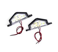 VREFOEAX Lumière Multifonctionnelle Lot 2 feux arrière étanches à 6 LED 12 V 24 V pour plaque d'immatriculation voiture remorque bateau camion caravane fourgonnette SUV Feux Arrière Voiture(2 pcs)