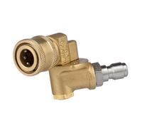 vreplrse Buse de Nettoyeur Haute Pression à Connexion, raccord coudé à 180°, Installation Facile pour Le Nettoyage des Zones Difficiles d'accès, adaptateurs de Nettoyeur Haute Pression