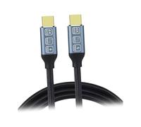 vreplrse Câble de données USB-C 4K 60 Hz, charge pour une meilleure expérience avec vos appareils, synchronisation des données, USB 3.2 vers noir, longueur 2m