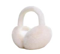 vreplrse Cache-oreilles d'hiver pliable en peluche pour femmes, fausse fourrure, réglable, chaud, en peluche, pour temps froid, oreille d'hiver, UN