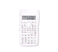 vreplrse Calculatrice Scientifique Étudiants 2 Line Affichage Fonction Calcul de la comptabilité de Bureau modèle Stationnaire aléatoire, Blanc