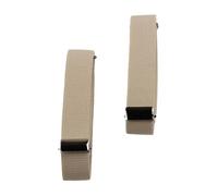 vreplrse Ces attaches élastiques et résistantes pour manches de chemise permettent Pour aux acteurs de rester concentrés sans distraction. Fabriquées en polyester, elles sont, Kaki, 2 x 32 cm