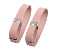vreplrse Ces attaches élastiques et résistantes pour manches de chemise permettent Pour aux acteurs de rester concentrés sans distraction. Fabriquées en polyester, elles sont, Rose, 2x32cm