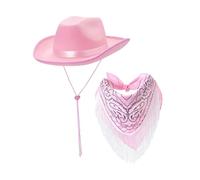 vreplrse Chapeau de jazz de demoiselle d'honneur avec mentonnière réglable, choix unique pour les célébrations d'événements spéciaux, déguisement d'escalade, casquettes, Rose, 40 x 33 x 14 cm
