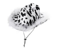 vreplrse Chapeaux de cowboy pour femmes, conçus pour durer, parfaits pour les fêtes et événements festifs. Un look cowgirl/cowboy unique qui ne manquera pas d'affirmer votre personnalité. Chapeau de