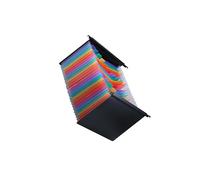 vreplrse Classeur Suspendu Pratique à 25 Compartiments Extensible avec étiquettes, idéal pour Le Rangement des rapports mensuels. Classeur accordéon avec étiquettes, Coloré