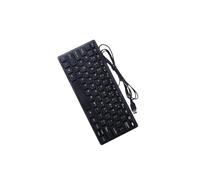 vreplrse Clavier Filaire USB Compact et Confortable avec 78 Touches et Frappe silencieuse pour Une expérience utilisateur optimale, Noir, 285 x 122 x 21 mm