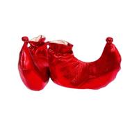 vreplrse Couvre-chaussures de clown confortables pour adultes, décorations de costumes Noël et autres événements sur le thème des clowns, avec semelle en cuir PU.