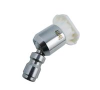 vreplrse Embouts pour Nettoyeur Haute Pression 1/4 à Connexion, Buses Haute Pression durables, Embouts à Angles Multiples, pour gouttières, Jet 4000 PSI, 40 degrés, 45661