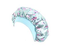 vreplrse Enfants Enfants Bébé Bébé Enfants Satin Bonnet imprimé Douxse à la Mode Head Headwrap Turbans Casquettes de Couchage Satin, Vert
