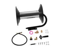 vreplrse Enrouleur de Tuyau d'arrosage extérieur avec Support de Montage à Bras pivotant, 30 m (100 pi), supporte Une Pression 4 000 psi et est Compatible avec Les Accessoires pour Nettoyeur Haute