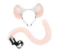 vreplrse Ensemble d'accessoires de Costume de Souris Unique avec Serre-tête et Queue Souris qualité supérieure pour Enfants, Adultes et Femmes Participant à des événements à thème. Oreilles
