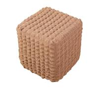 vreplrse Housse imperméable élégante et douce pour fauteuil d'ordinateur, petit canapé, pouf rectangulaire, coussin de banc, idéale pour une utilisation fréquente. Housse de, Café léger, 25~33 cm