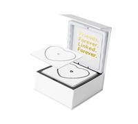 vreplrse Kit de bracelet permanent portable pour activité de date d'anniversaire Saint-Valentin 1 or 1 or rose, Noir Argent, 12x12x5cm