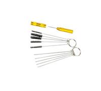 vreplrse Kit de nettoyage pour aérographe comprenant 5 brosses de tailles différentes pour un nettoyage complet. Kits et d'outils réparation pour peinture en aérosol. 4 mm
