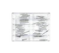 vreplrse Kit d'outils de réparation de Montres Compact en Acier Inoxydable, Complet et Durable pour diverses réparations, Accessoires réparation Guidon Mouvement Montre, kit tiges d'extension