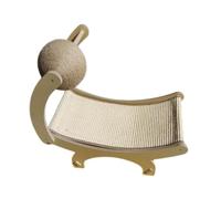 vreplrse Lit-Salon pour Chat avec griffoir en sisal, Facile à Utiliser et offrant Un Confort Optimal pour aux Chats Joueurs. Ce griffoir pour Chats adopte Une Forme de Fauteuil inclinable Qui