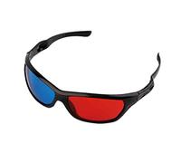vreplrse Lunettes 3D Rouge et Bleue Jeu DVD Lunettes Noir Cadre Bleu Rouge Lunettes 3D pour Film anaglyphe dimensionnel