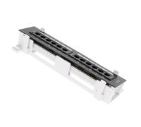 vreplrse Panneau de Brassage UTP Non blindé à 12 Ports, Construction en Acier, garantissant Une conformité Totale pour aux Normes internationales Ethernet Cat 5e/Cat 6