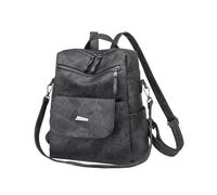 vreplrse Sac à chic pour femme, fermeture éclair lisse, accessoires résistants à l'abrasion, couleur vive, 4 poches intérieures, noir