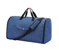 vreplrse Sac de Voyage 2 en 1 pour vêtements, Convertible et Facile à Transporter. Idéal pour Les Voyages et Permet d'organiser Ses vêtements sans Les froisser. Valise, Bleu, 57x26x32cm