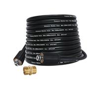 vreplrse Tuyau de Nettoyeur Haute Pression pour Ultra-résistant de 3200 psi, idéal pour Les travaux Nettoyage intensifs. Renforcé par Une Tresse Textile. Facile à Transporter. Raccord, 7m