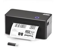 vretti Imprimante d'étiquettes USB, DB402 Imprimante Thermique Ttiquette 4X6, avec Vitesse d'impression 152mm/s, Compatible avec Amazon, Shopify,DHL, FedEx, UPS