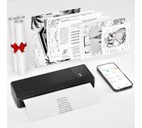 vretti P83 Imprimante Mobile A4 Imprimante Thermique Portable A4 pour Les déplacements, Connexion Bluetooth pour Smartphones, Compatible avec Android/iOS, imprimante de Voyage pour la Maison