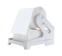 Vretti Porte-étiquette à Rouleaux externes Convient aux imprimantes d'étiquettes, pour rouleaux et pliés en ventilateur, support d'étiquettes pour imprimante de bureau, accessoire de bureau à,Blanc