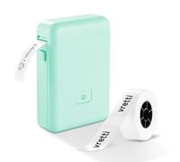 vretti Sticker Maker Mini Label Maker, HP2 Imprimante d'étiquettes Bluetooth Portable pour Stockage, expédition, Code-Barres, courrier, Bureau, Maison, Organisation, Machine d'impression d'étiquettes