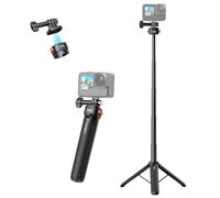 VRIG AC-04 - Perche à selfie - 20,1" - Pour Gopro - Claw Mini - Extensible - Ventouse magnétique - Vlog - Accessoire - Poignée pour GoPro Hero 13 12 11 10 9 8 8 6 5/Max/DJI Osmo Action