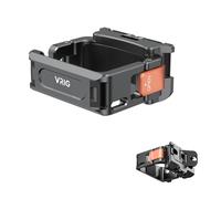 VRIG AC-47 Adaptateur d'extension pour DJI Osmo Pocket 3, support de cage de protection en aluminium compatible avec vis 1/4/griffe/adaptateur Go Pro/plaque Arca-Swiss Plate/Osmo Action Quick Release