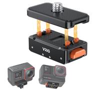 VRIG Base magnétique pour Insta360 Ace/Ace Pro 2/X5/X4, adaptateur de trépied magnétique à libération rapide avec support d'extension 1/4"