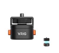 VRIG Claw Mini Quick Release Kit de montage pour appareil photo avec vis 1/4" pour caméras d'action, Insta360 X5/X4/X4 Air, DJI Osmo 360