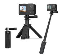 VRIG Mini perche à selfie 30 cm avec dragonne, tige d'extension TP-29 compatible avec Go Pro Hero 13/12/11/10/9, DJI Osmo Action 5/4/3, Insta 360 Ace/Ace Pro