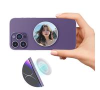 VRIG Miroir magnétique pour selfie 5,6 cm pour appareil photo arrière, miroir convexe mince pour téléphone portable Magsafe compatible avec iPhone 15 14 13 12 Pro Max Plus, étui Mag-Safe et tous les