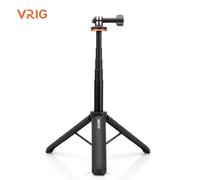 VRIG TP-08 dehors Caméra Selfie Stick Trépied Stand 51cm Alliage d'Aluminium pour GoPro 12/10/9 Vlog Live Streaming Selfie Enregistrement Vidéo