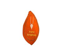 Vrindavanstore.in Hare Krishna Jaap Mala Sac imprimé chants et perles pour un usage quotidien (orange)