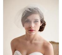 VRINO Nouveau style européen voile de mariée vintage cage à oiseaux voile filet doux court voile de mariée pour robes de mariée