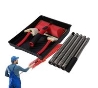 Vrius Applicateur de peinture pour mur, outil de peinture de maison à long manche, applicateur de tampon, outil de peinture pour coins plafonds, applicateur pour planchers en bois, applicateur de